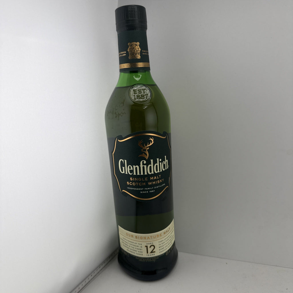 Glenfiddich 12 Year Old Single Malt 700ml 40% With Tube
