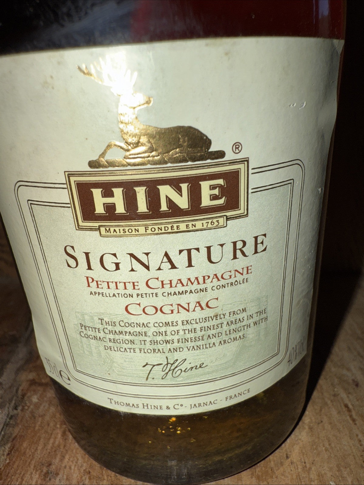 Hine Signature petite champagne Cognac 35cl