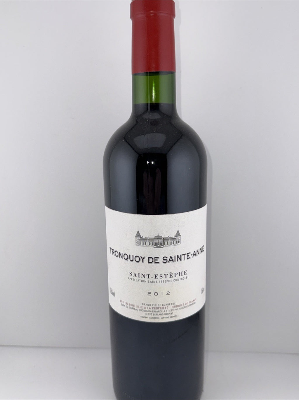 Château Tronquoy-Lalande Saint-Estèphe 2012 Case Of 6
