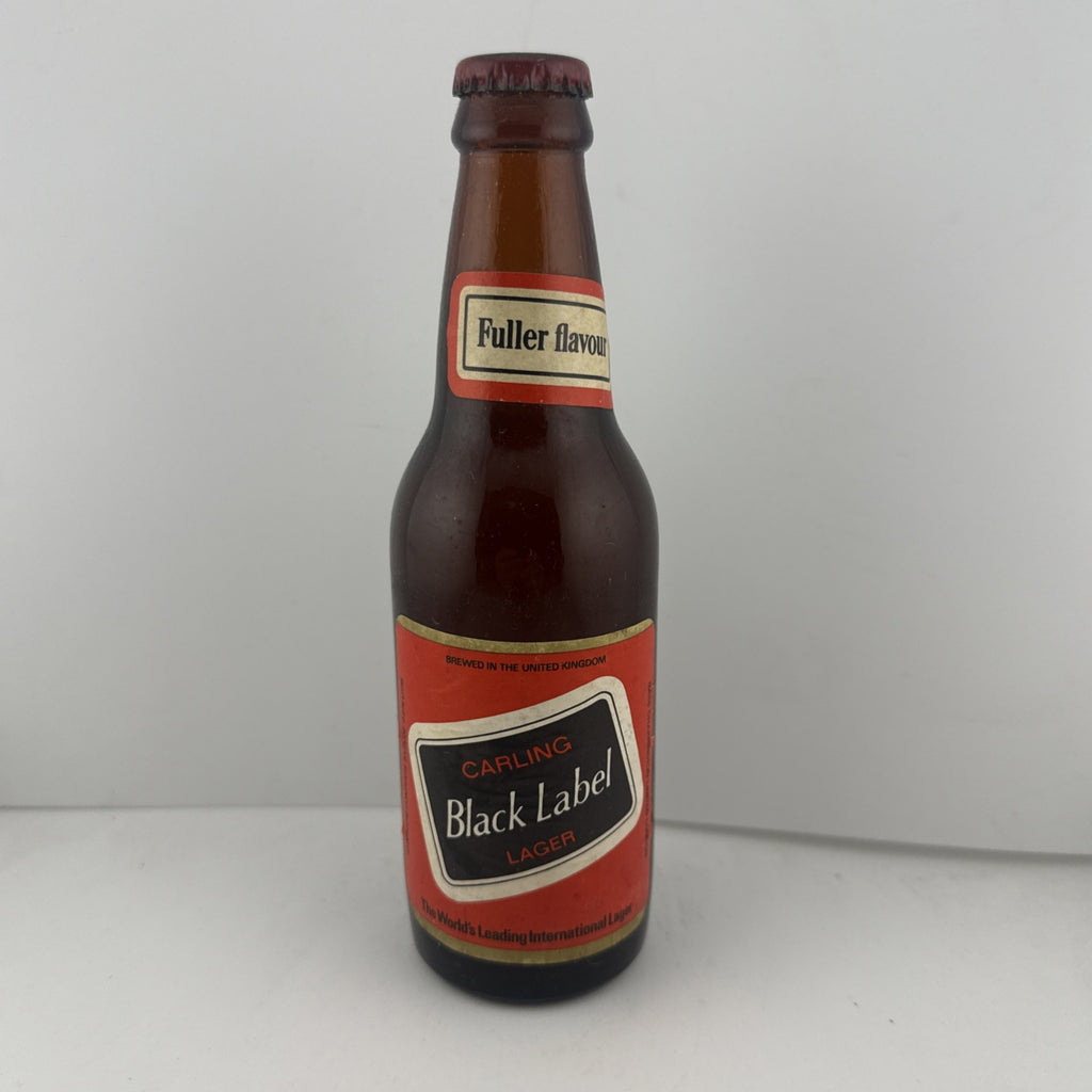 Vintage Carling Black Label Lager Bottle c1980 – UK Brewed