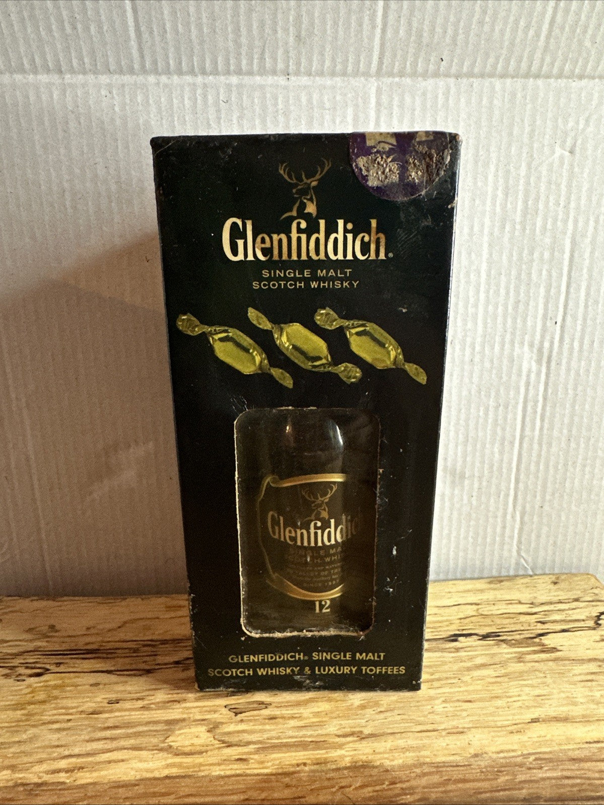 Glenfiddich 12 Year Old Single Malt Scotch Whisky Miniature Boxed