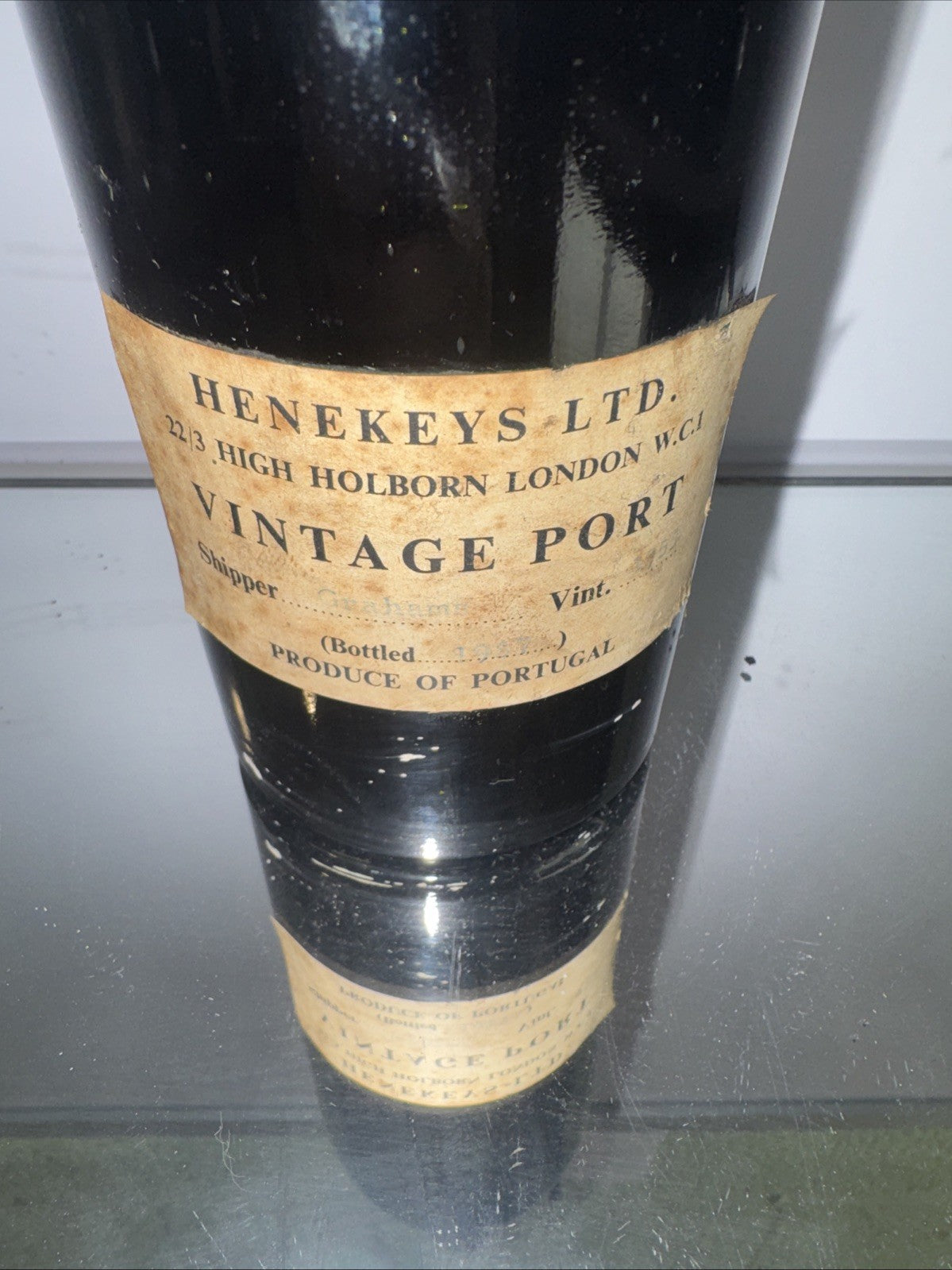 Henekeys Vintage Port (graham’s) - 1955 - Bottled 1957