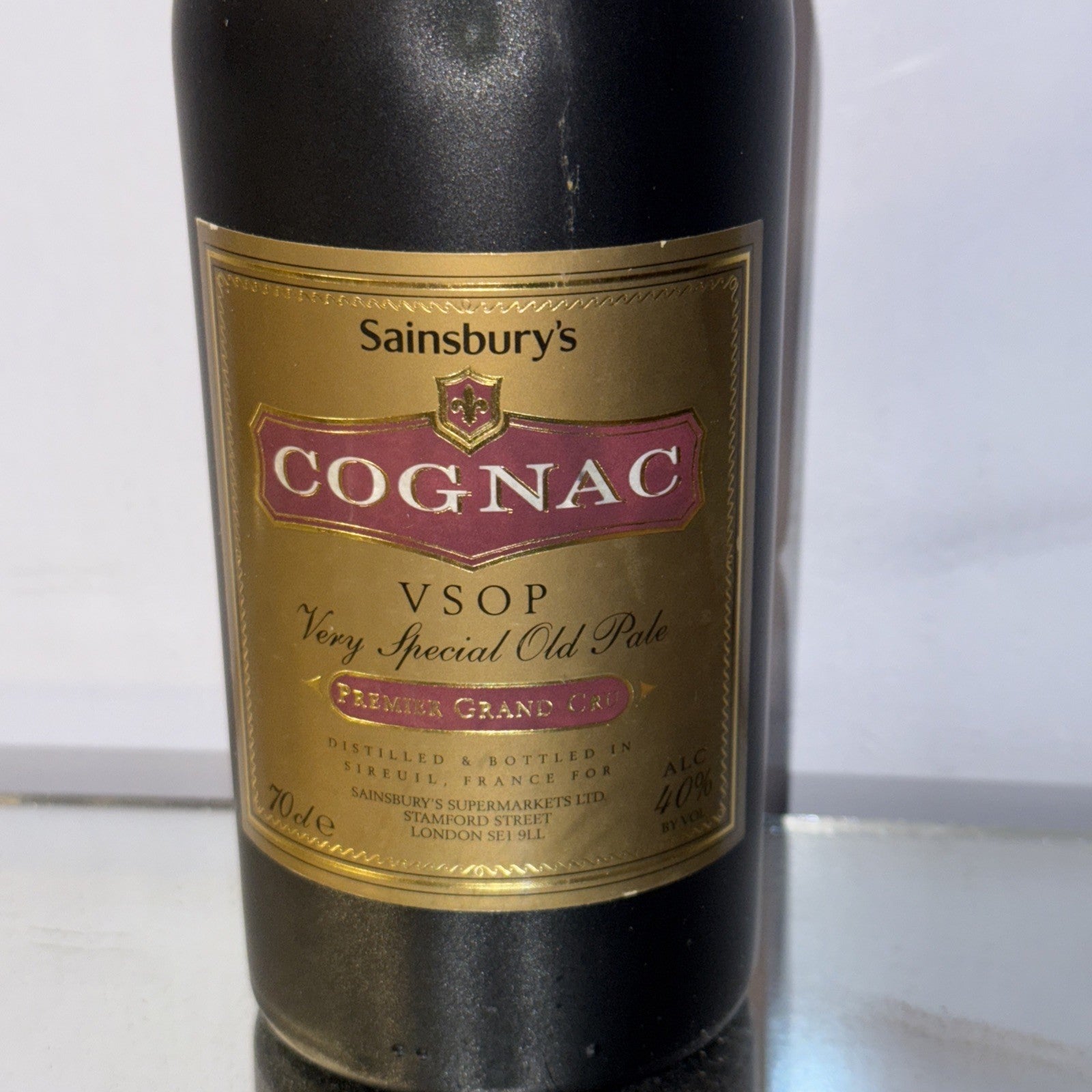Sainsbury’s own-label VSOP Cognac (70cl, 40% ABV) 1990s Bottled