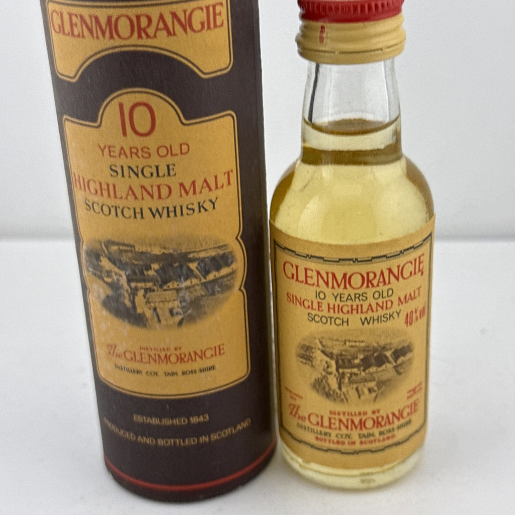 Glenmorangie 10 Year Old Miniature Single Malt Scotch Whisky 5cl with Tube