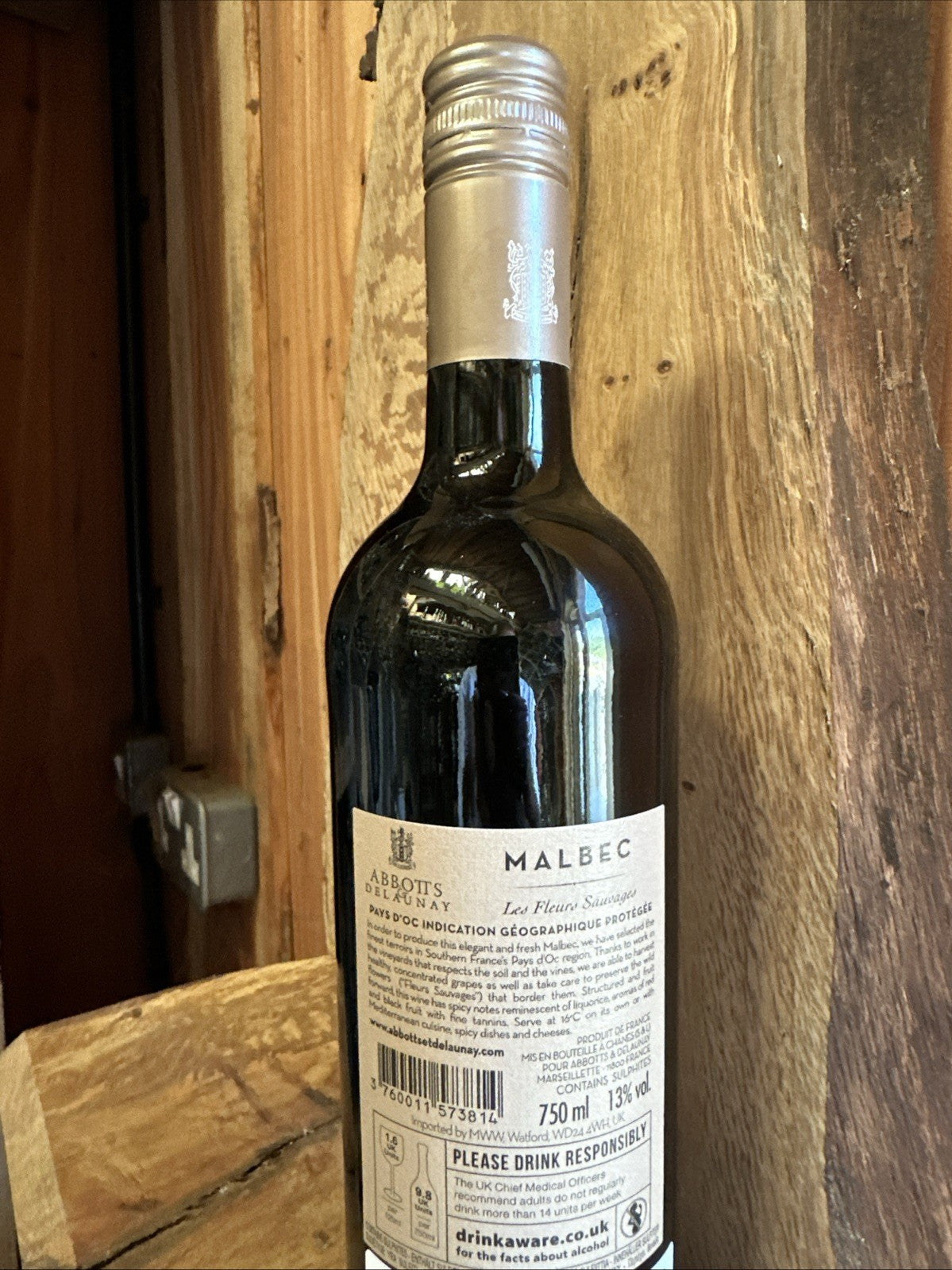 Abbotts & Delaunay ‘Les Fleurs Sauvages’ Malbec 2021, Languedoc