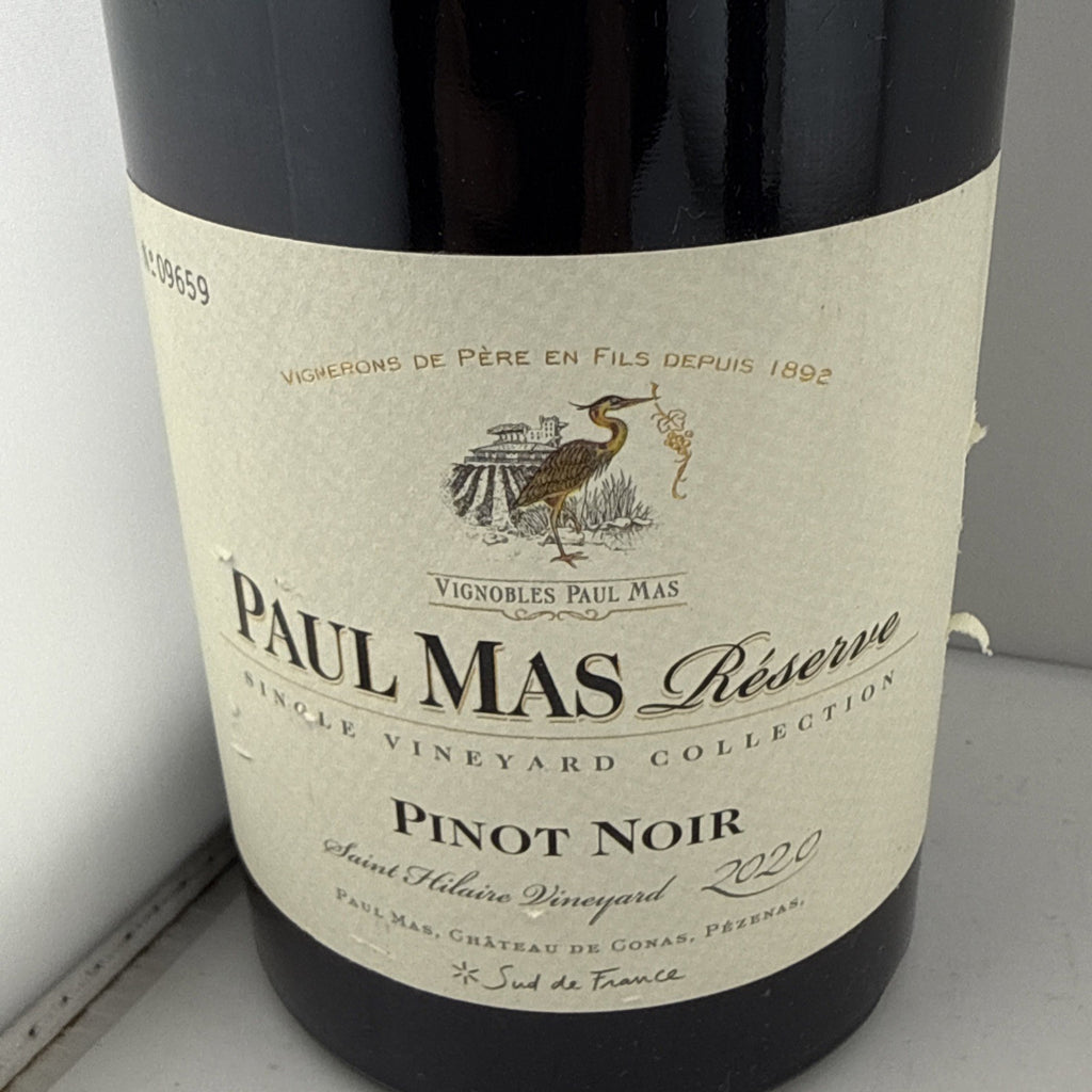2020 Paul Mas Réserve Pinot Noir Saint Hilaire Vineyard 75cl