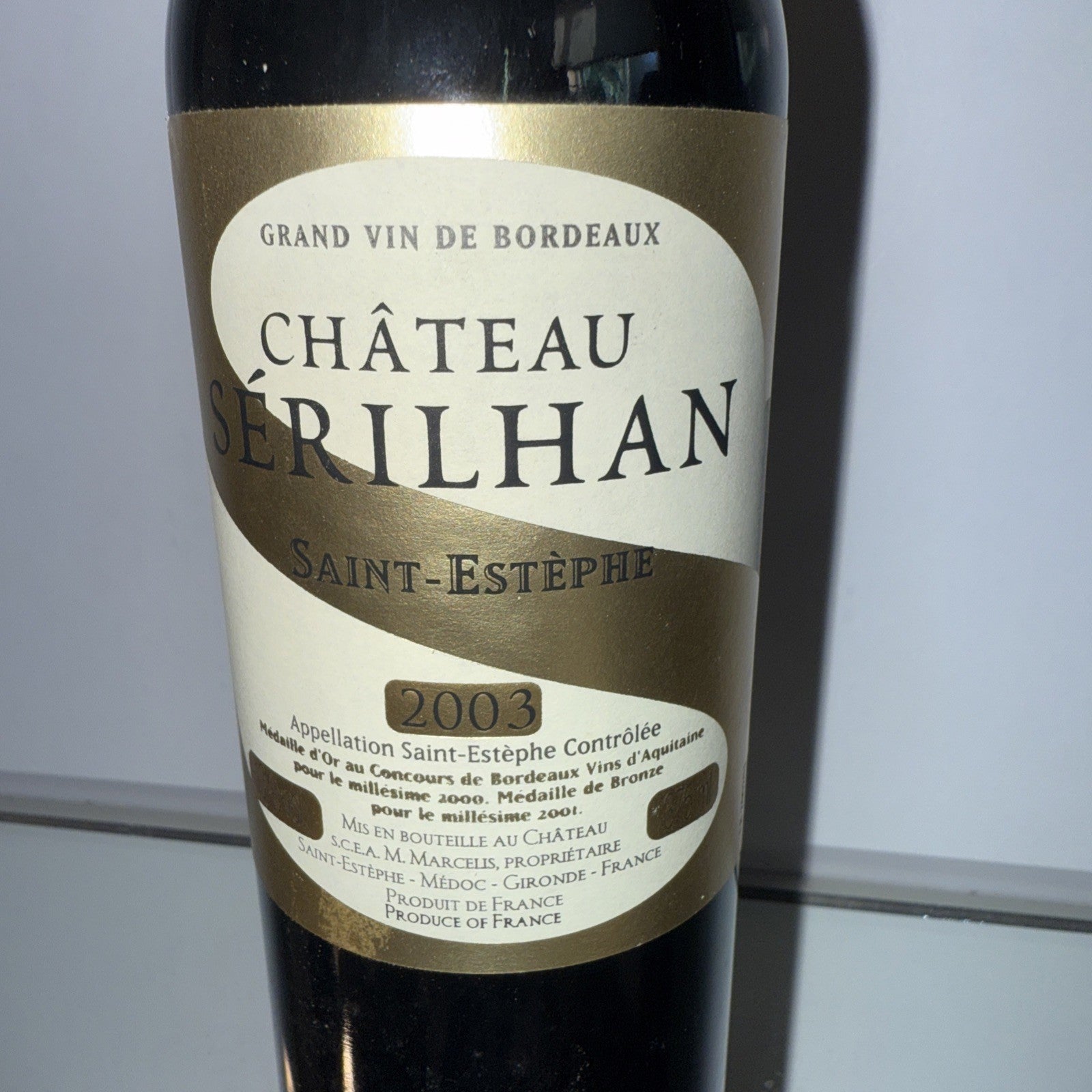 Chateau Serilhan Saint Estephe 2003 Red French Vintage