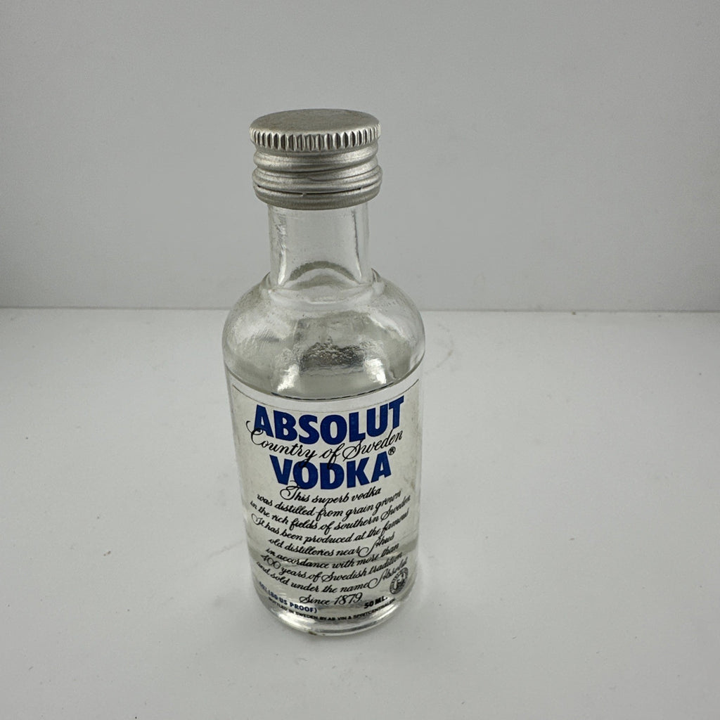 Absolut Blue Vodka Miniature