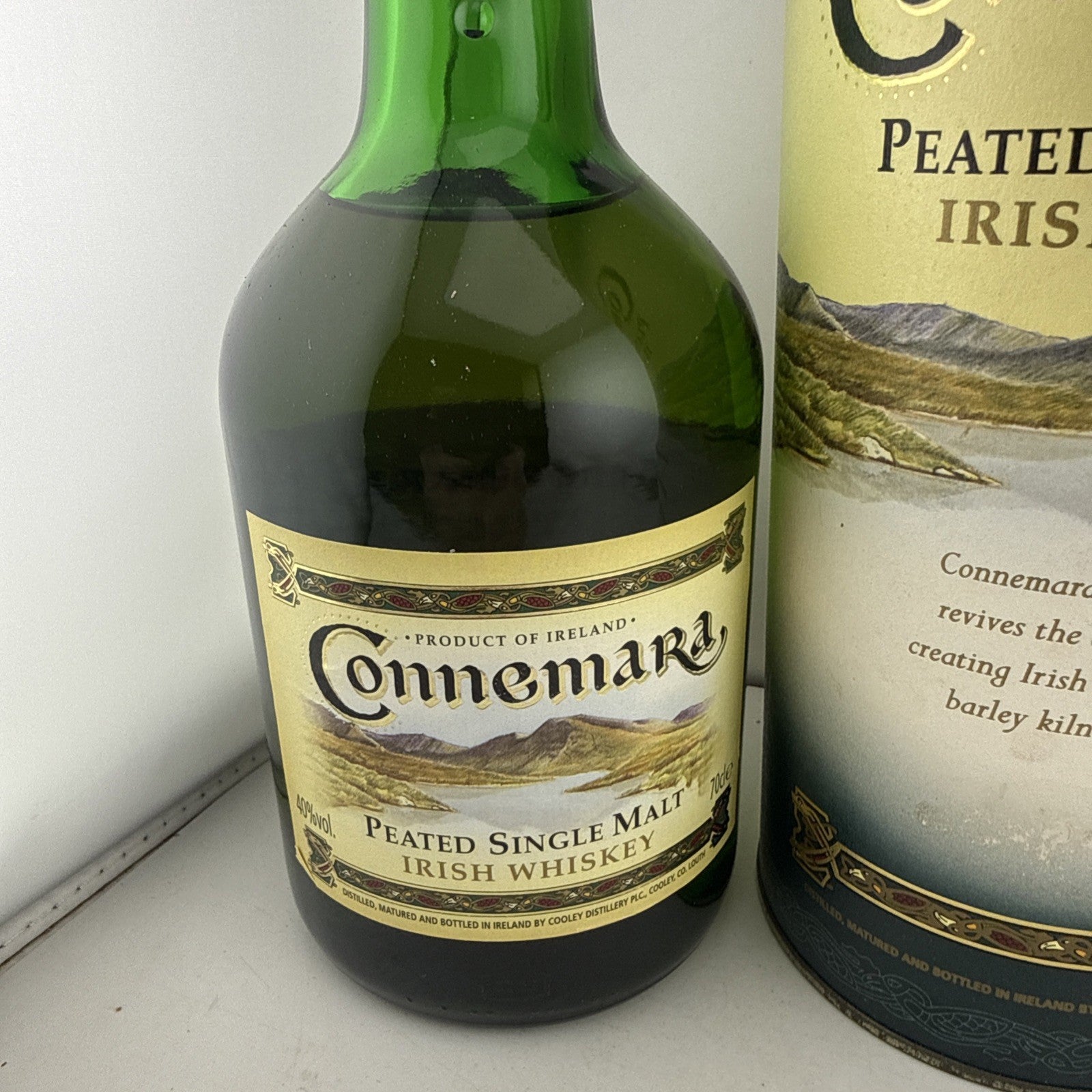 Connemara Peated Single Malt Irish Whiskey, older presentation, 70cl, 40%