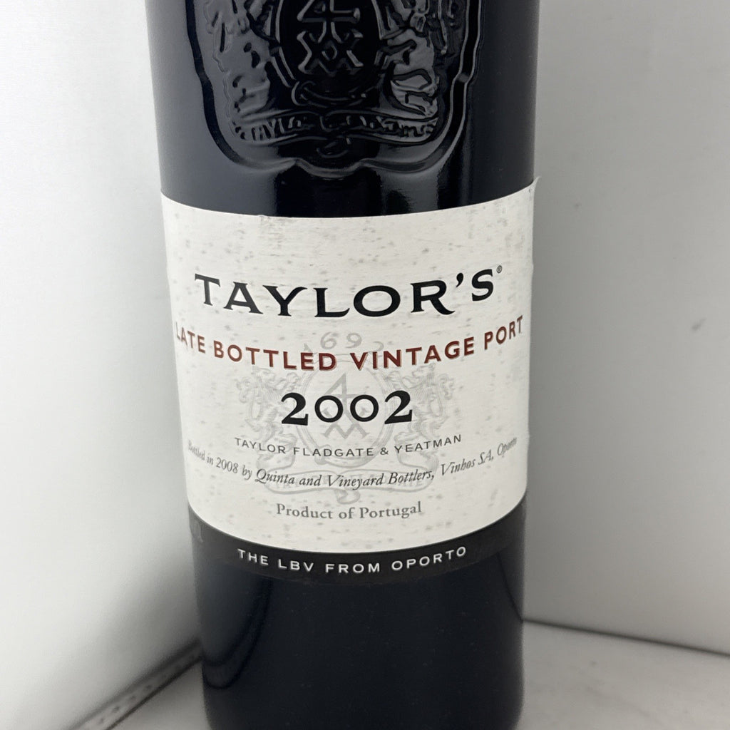 Taylor’s Late Bottled Vintage Port 2002 LBV 75cl Bottled 2008