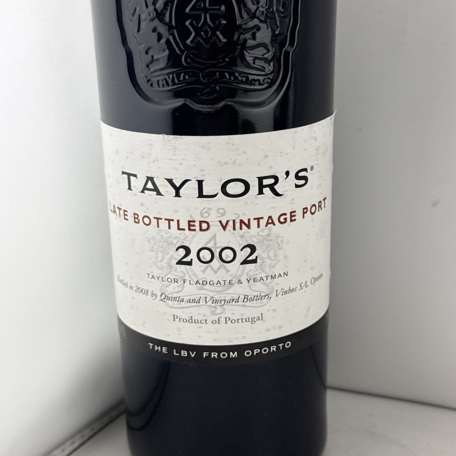 Taylor’s Late Bottled Vintage Port 2002 LBV 75cl Bottled 2008