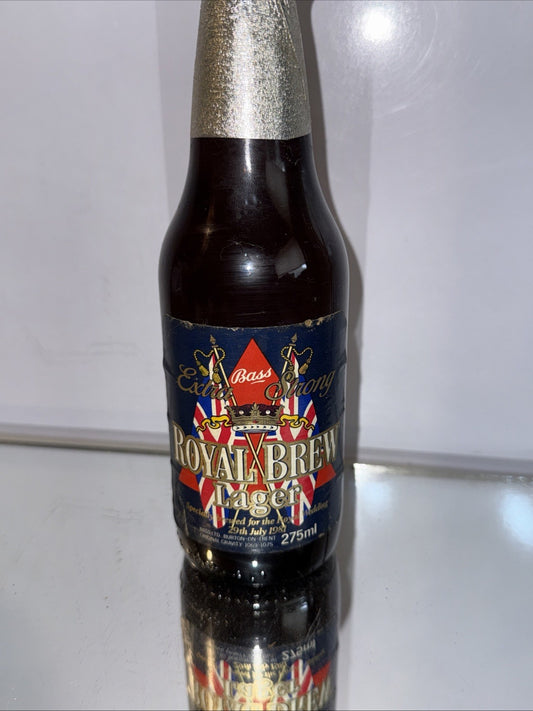 Bass Extra Strong Royal Brew Lager  1981 Lady Di Prince Charles Wedding Ale