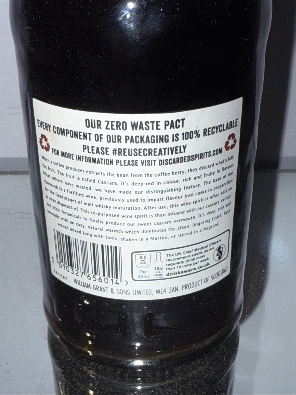 Discarded Sweet Cascara Vermouth (21% ABV, 70cl)