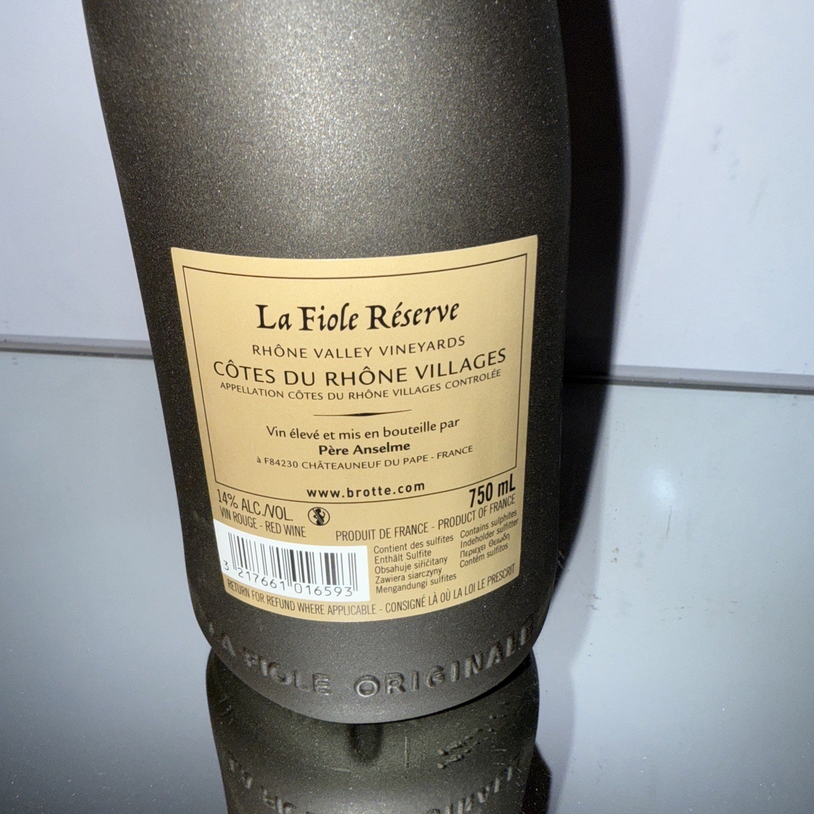 La Fiole Reserve Cotes Du Rhine Exceptional Wine Rare Find In Uk 70cl