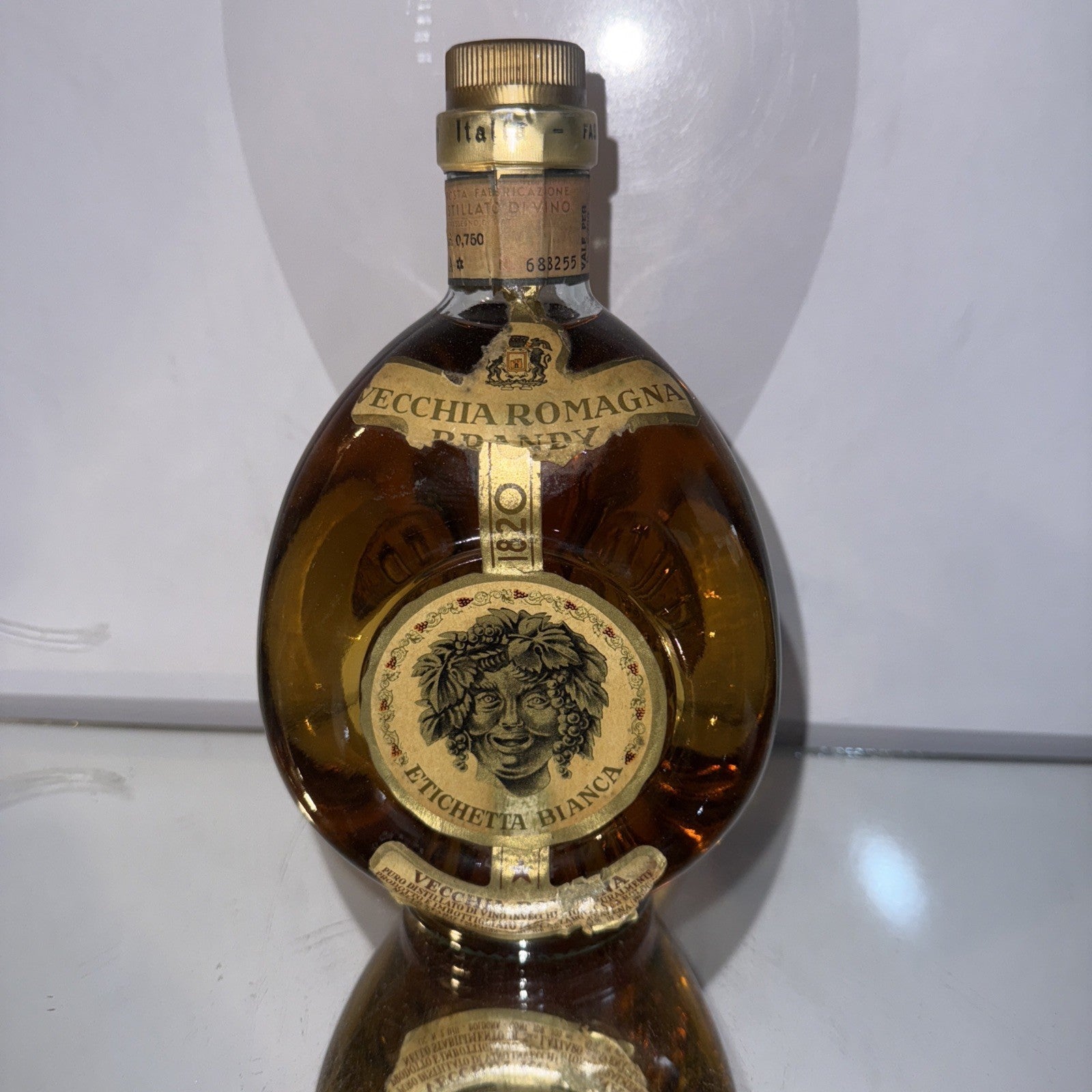 Vecchia Romagna Etichetta Nera brandy (70cl bottle) From 1970s Pos Early 1980s