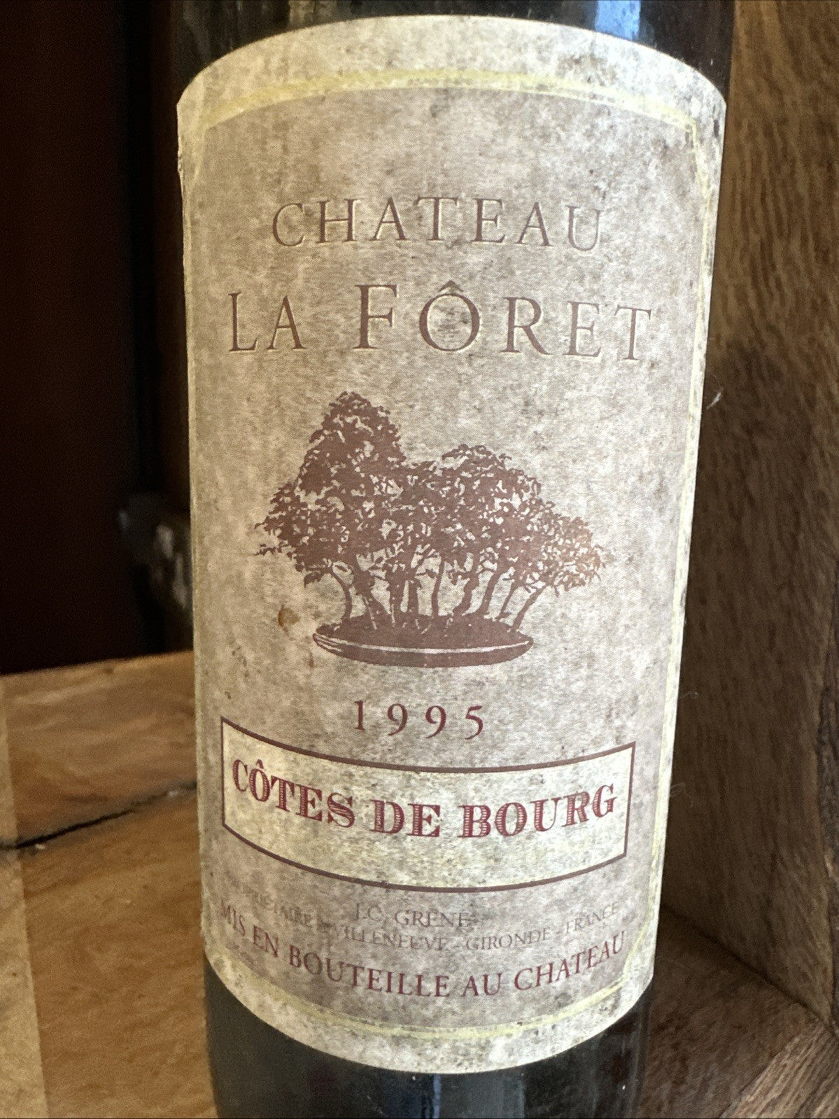 chateau la foret cotes de bourg 1995