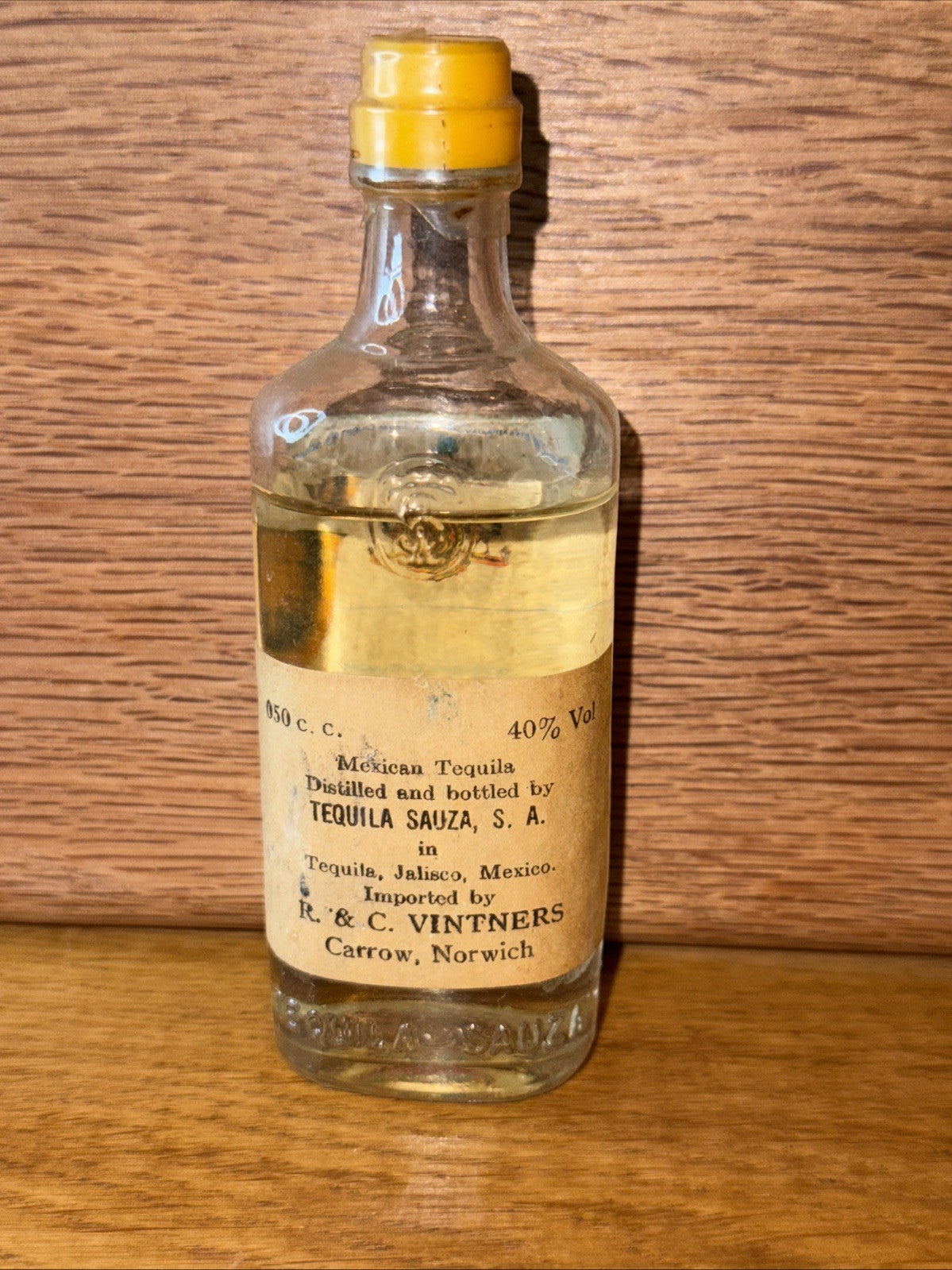 Sauza Extra Tequila imported by R & C Vintners