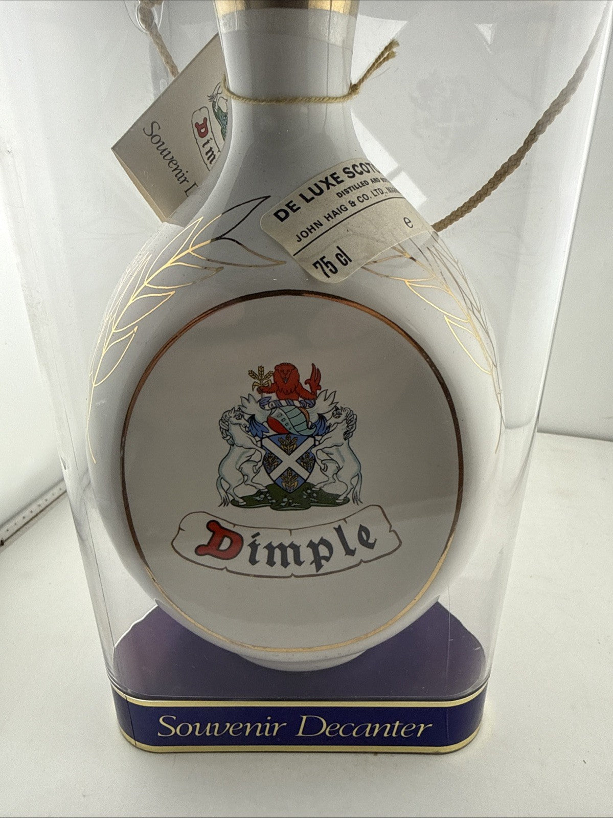 Dimple 12 Year Old 1986 Commonwealth Games Whisky Decanter 75cl 43%