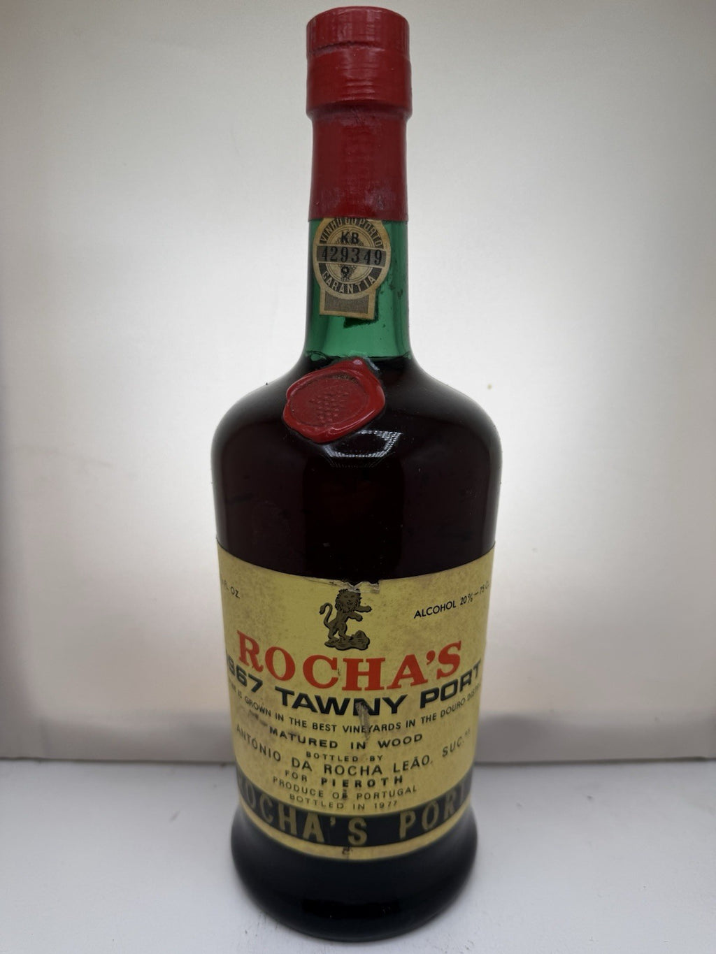 Rocha’s 1967 Tawny Port, bottled 1977 Rare Find
