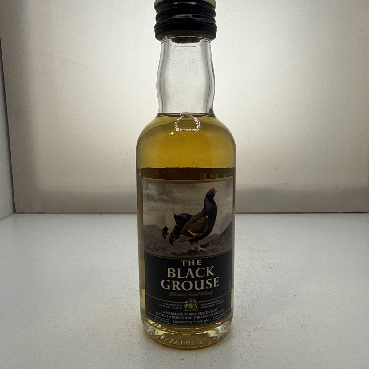 The Black Grouse — Peated Blended Scotch — 5cl Miniature