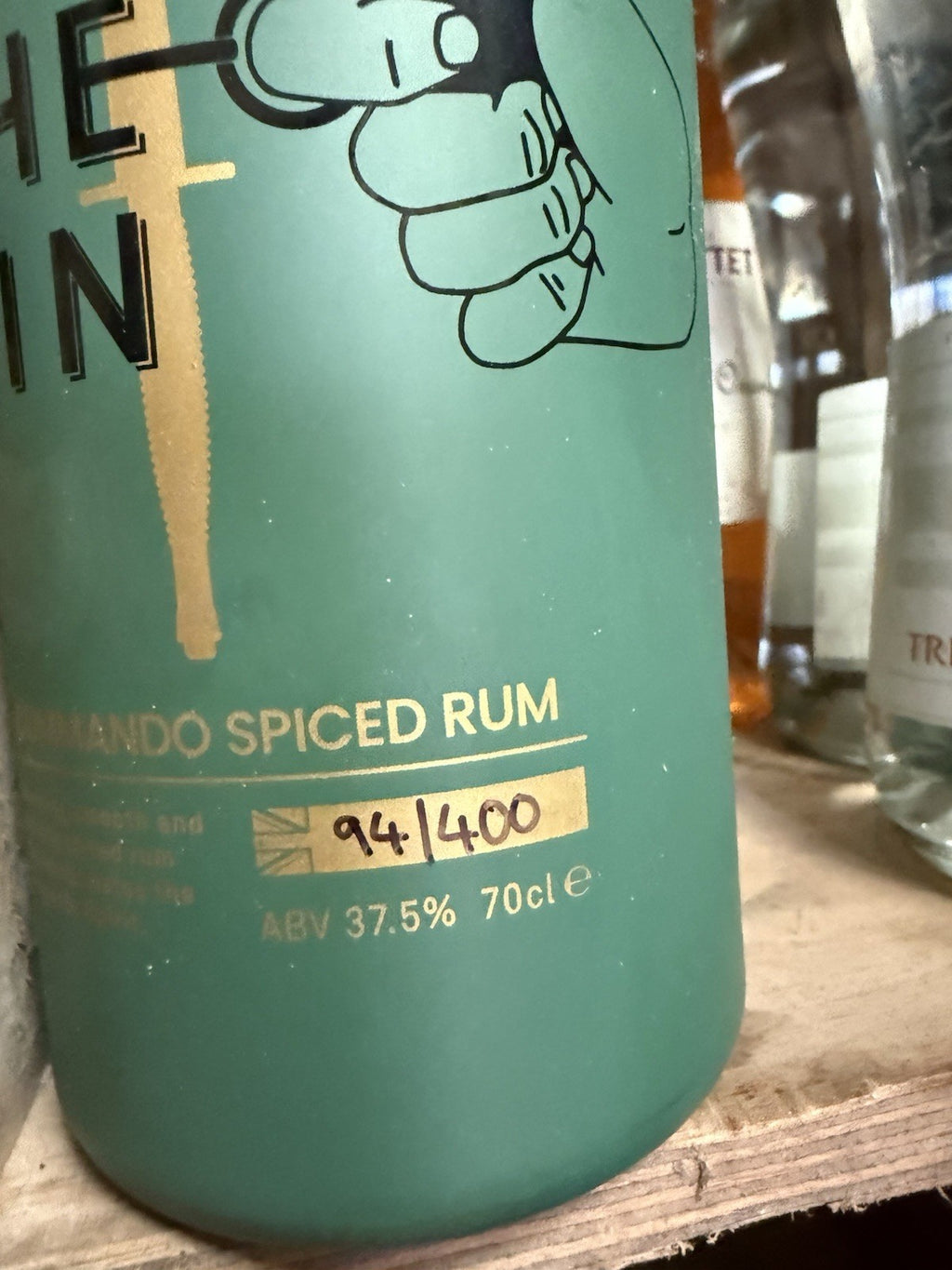 Pull The Pin Commando Spiced Rum one of only 400 bottles ever made