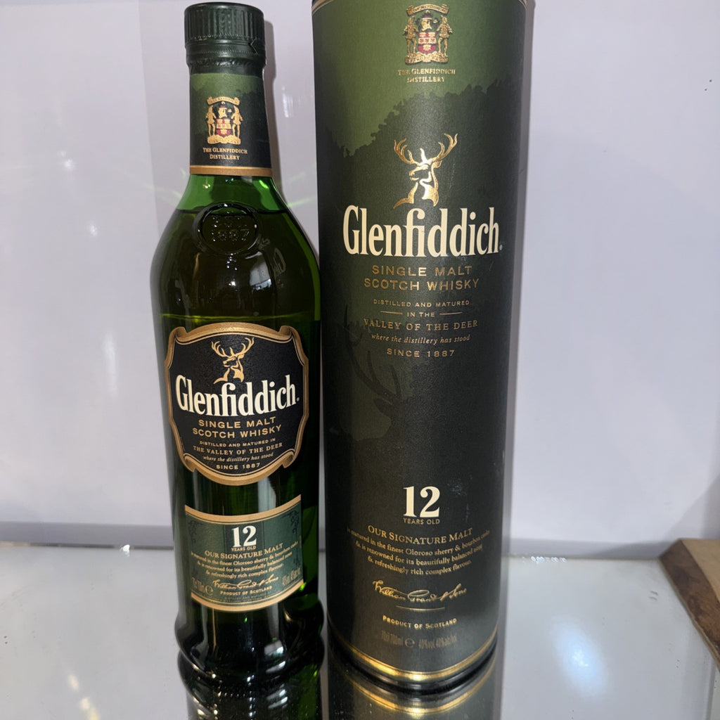 Glenfiddich 12 Year Old Single Malt Scotch Whisky Boxed