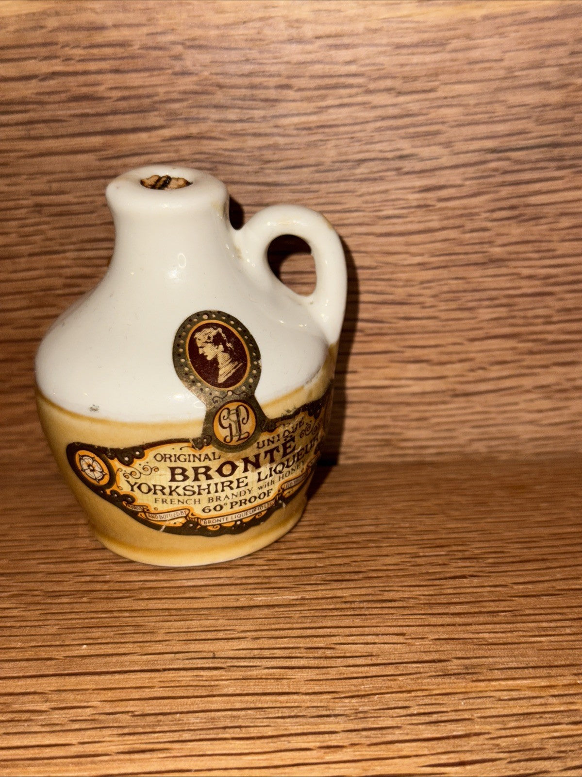 Miniature Brontë Yorkshire Liqueur  1970s Cork Damaged But Full