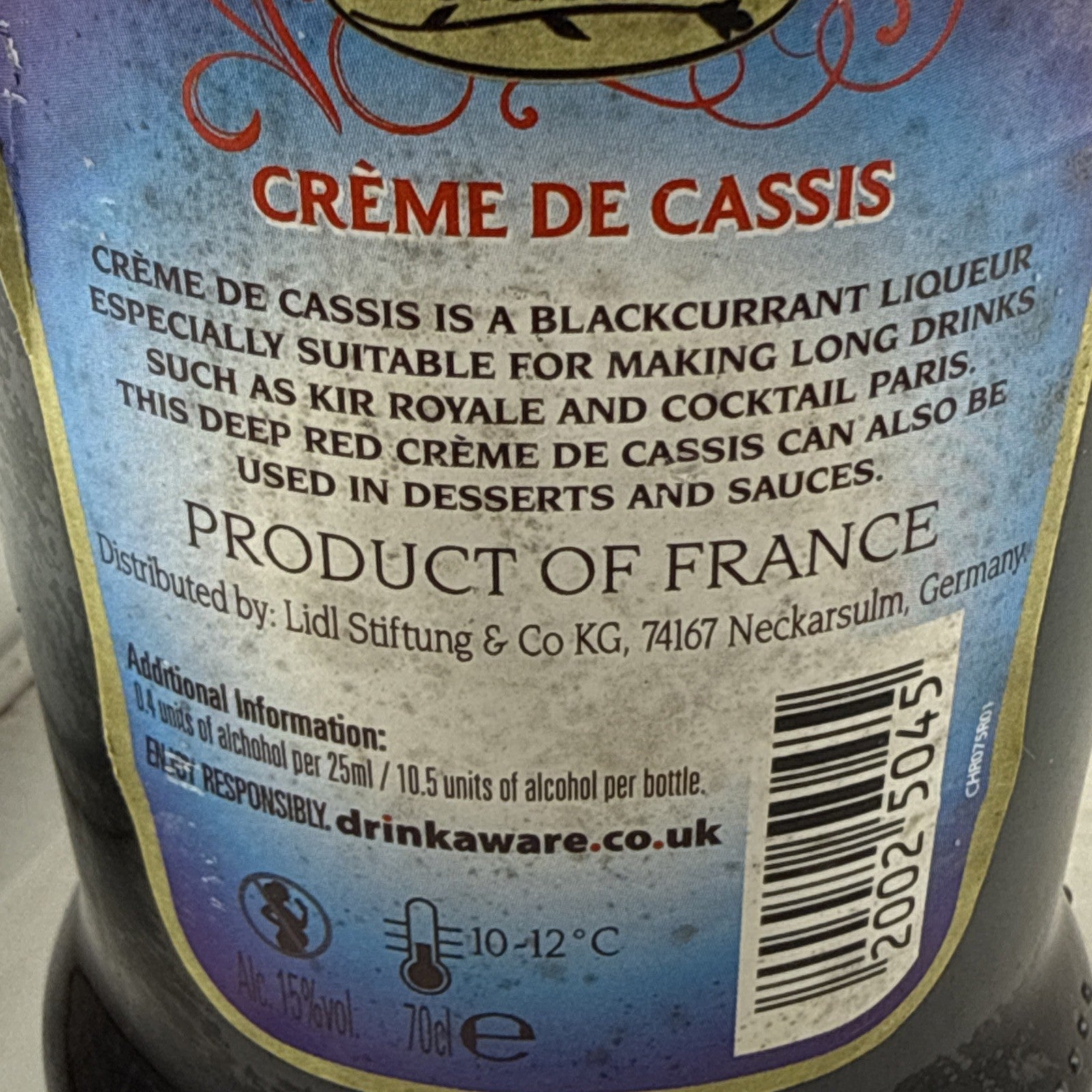 Lejay-Lagoute Sirop de Grenadine French Grenadine Syrup 75cl Prob 1980s/90s