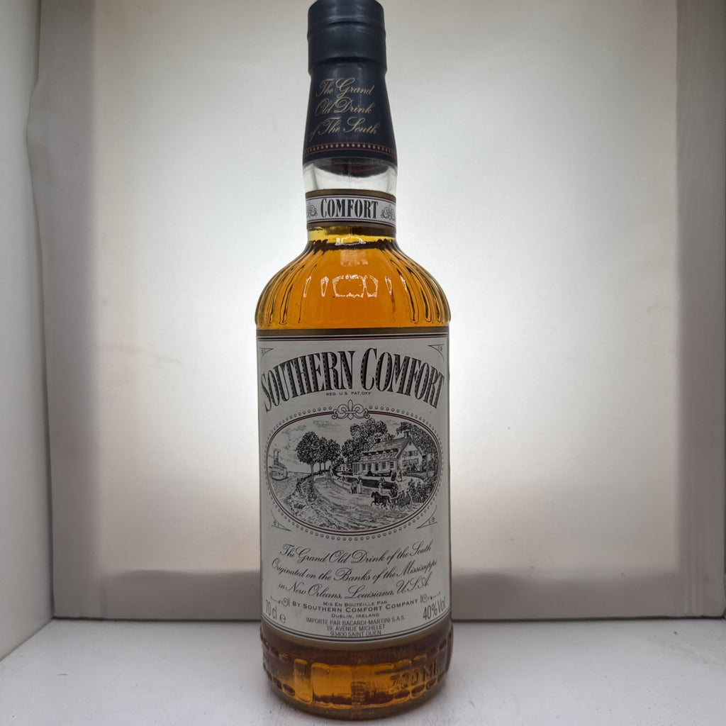 Southern Comfort — c.1980s–90s — Classic Mississippi Scene Label — 70cl, 40%