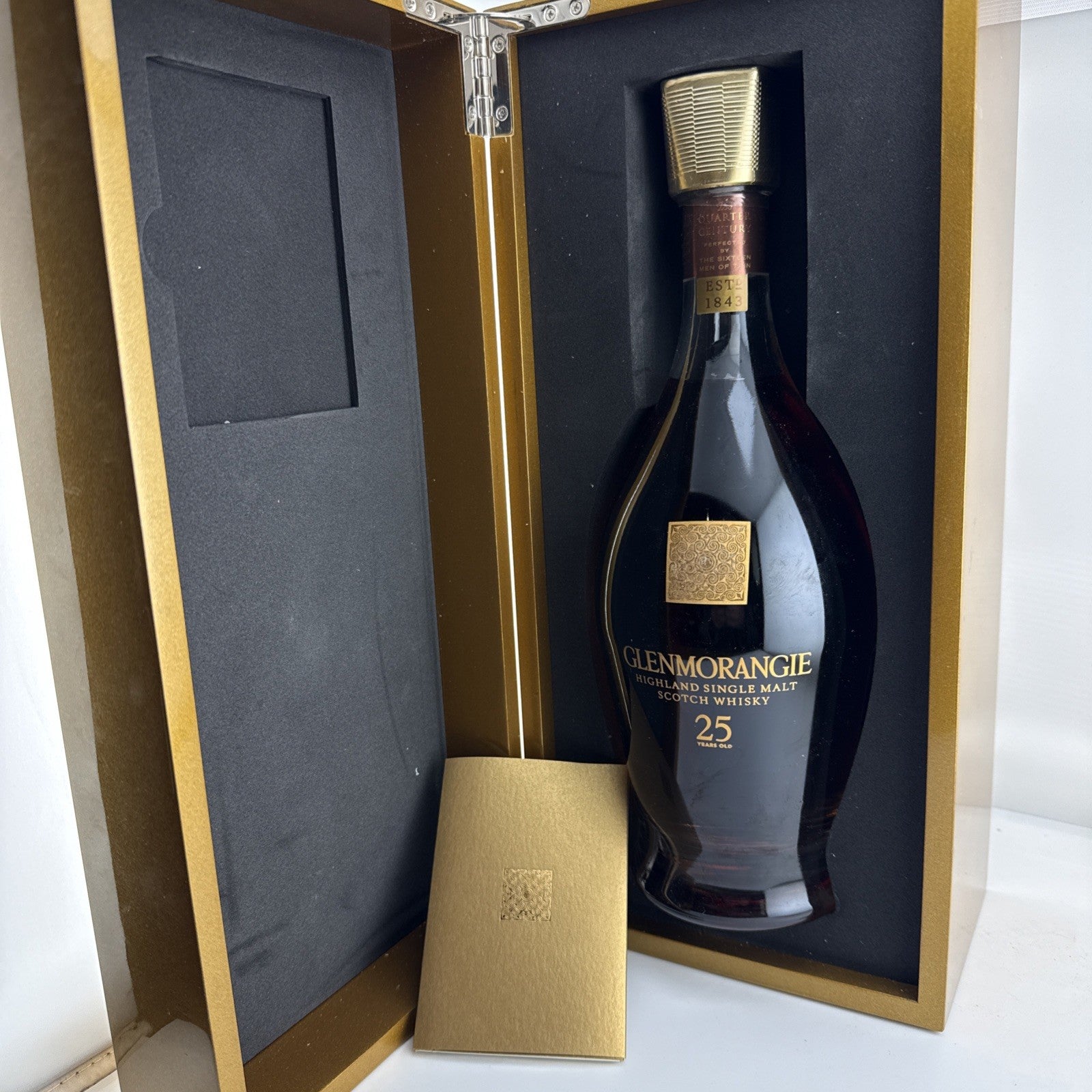 Glenmorangie 25 Year Old Quarter Century Highland Single Malt Whisky 70cl Boxed