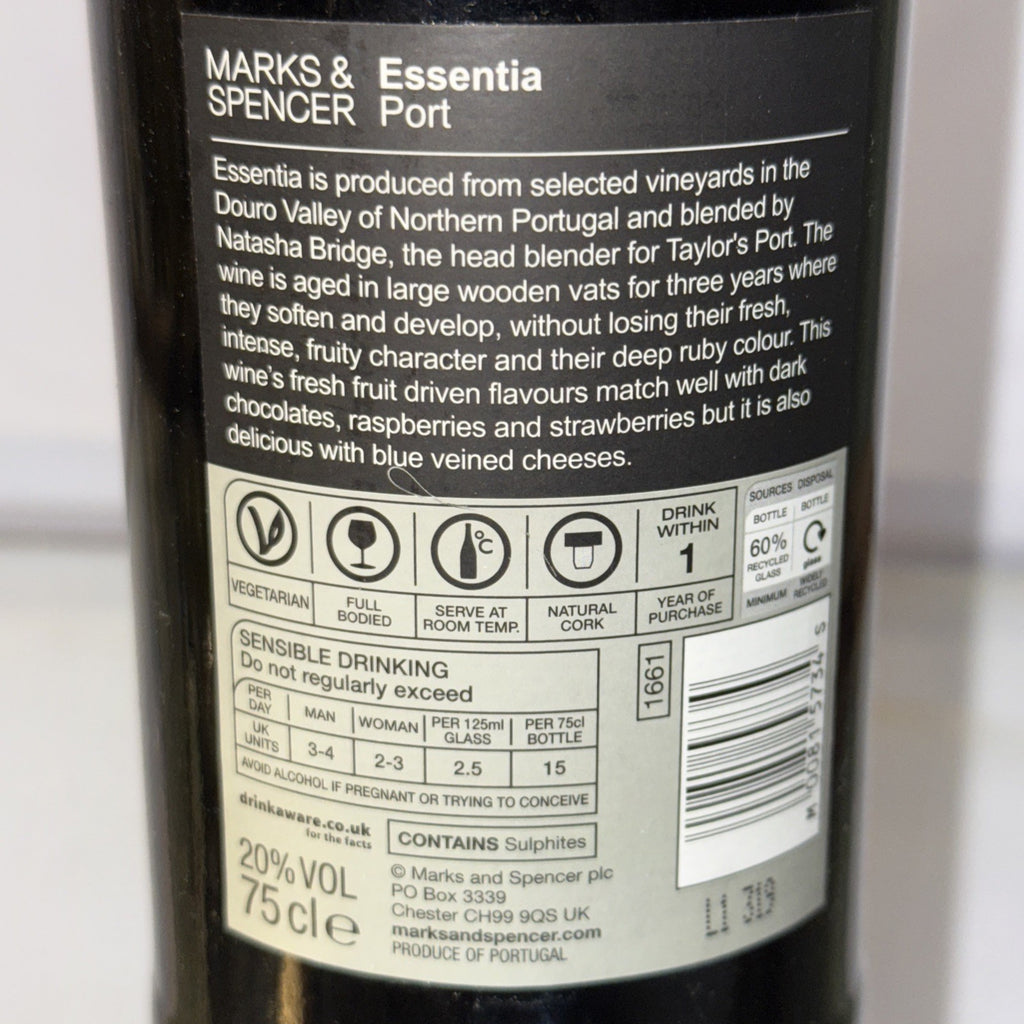 Marks & Spencer Essentia Premium Port ( Made By Taylor's)