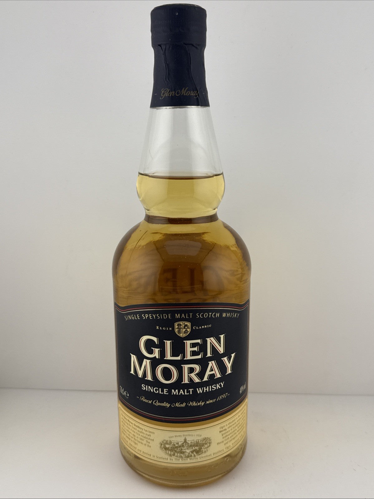 Glen Moray 12 Year Old Single Malt Scotch Whisky 1990s Bottle 70cl
