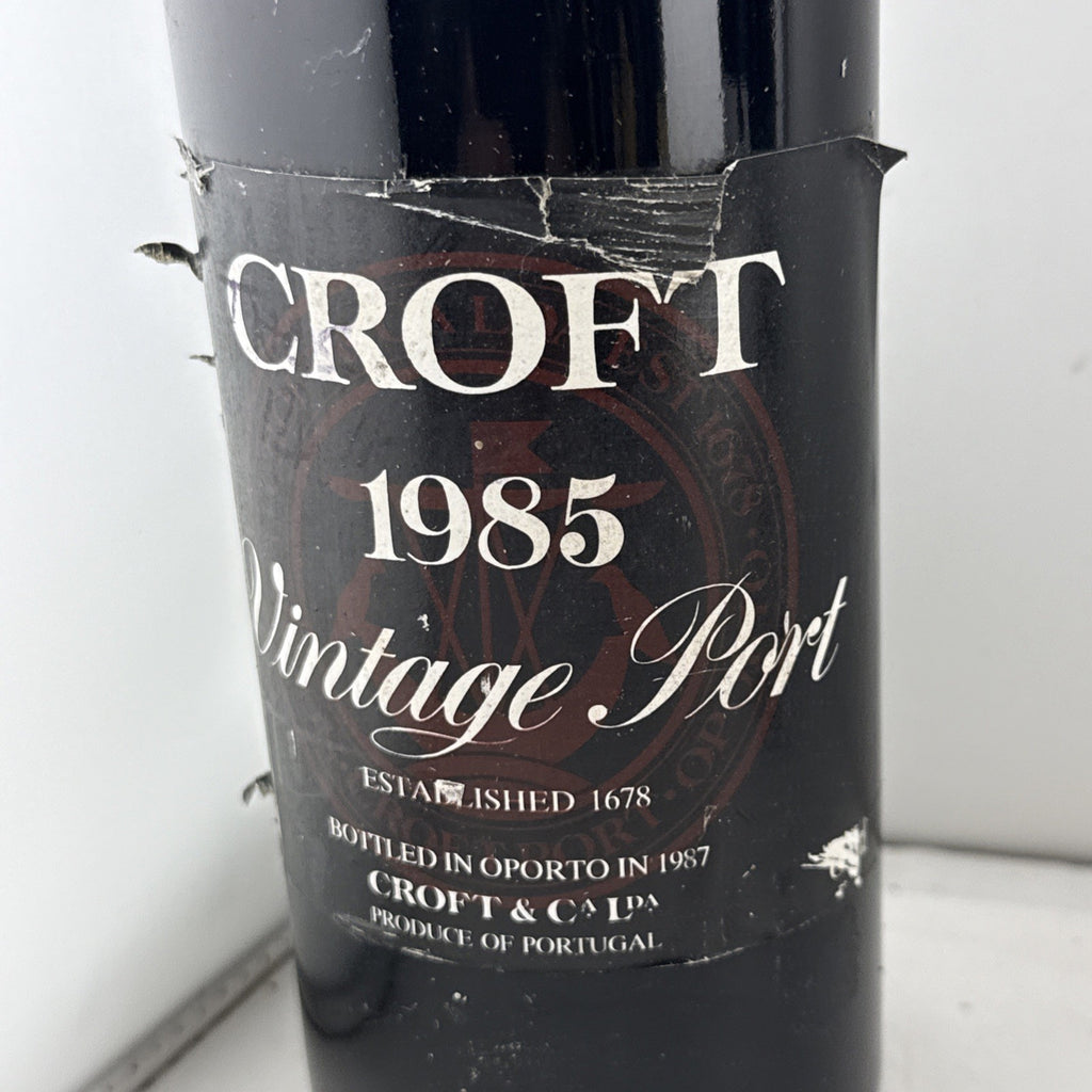 Croft 1985 Vintage Port 75cl 20.5% Bottled 1987