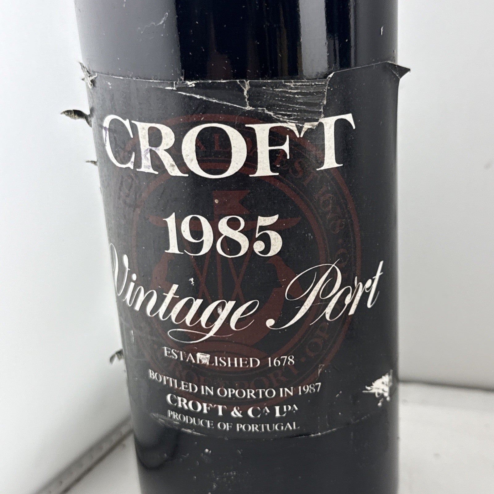 Croft 1985 Vintage Port 75cl 20.5% Bottled 1987