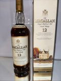 The Macallan 12 year Single Highland Malt Sherry Oak 1L Bottle (estimate 1990)