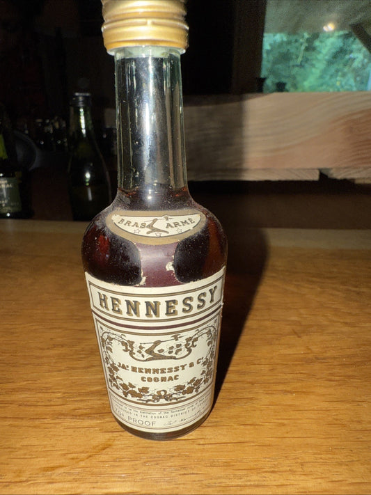 Hennessy 1970s 70% proof Miniature Full