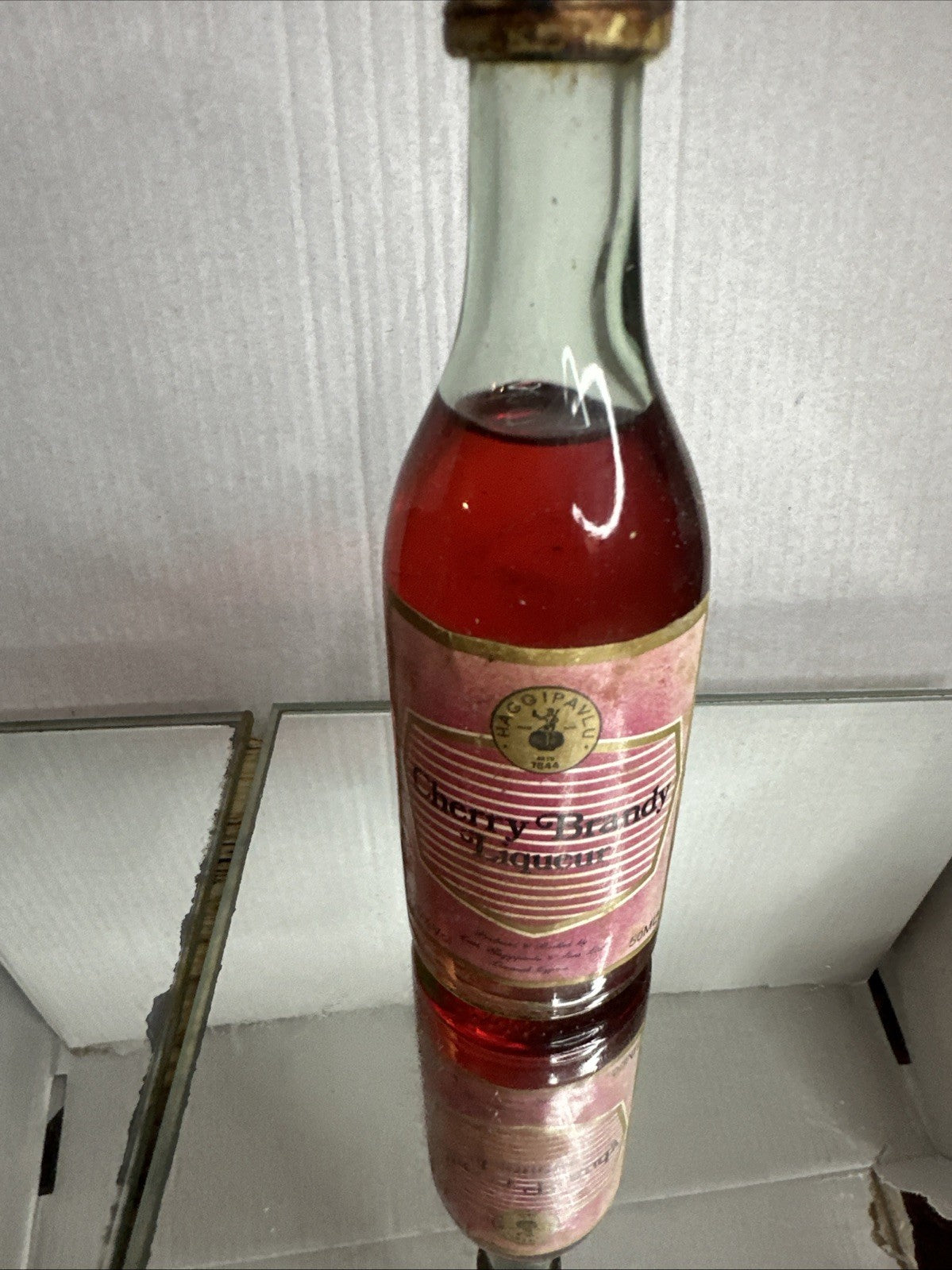 Cherry Brandy Liqueur Miniature Full