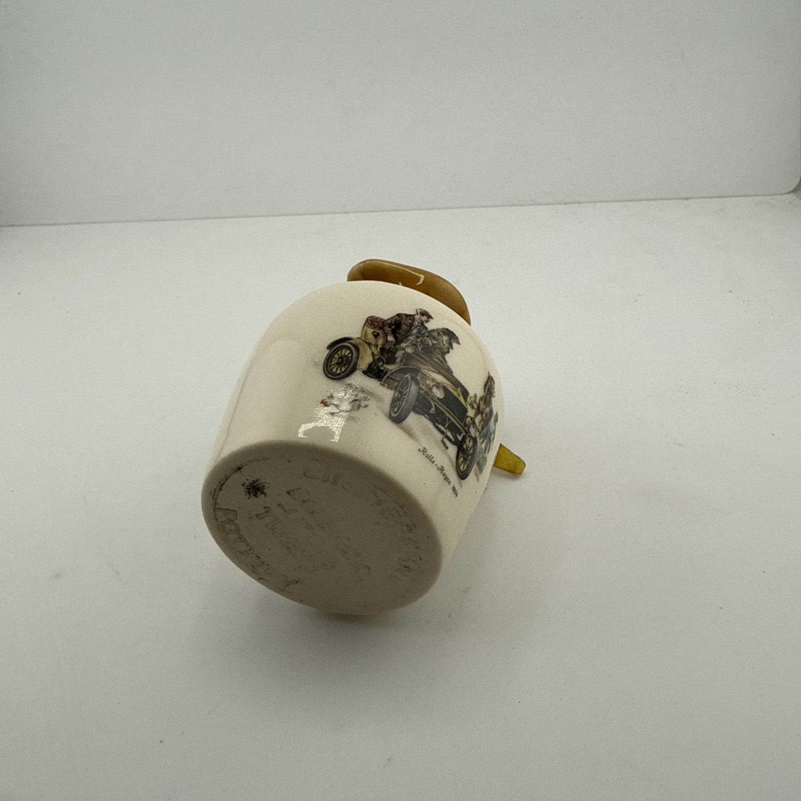 Lindisfarne Pottery Mini Jug Vintage Car Berwick Upon Tweed Full Sealed