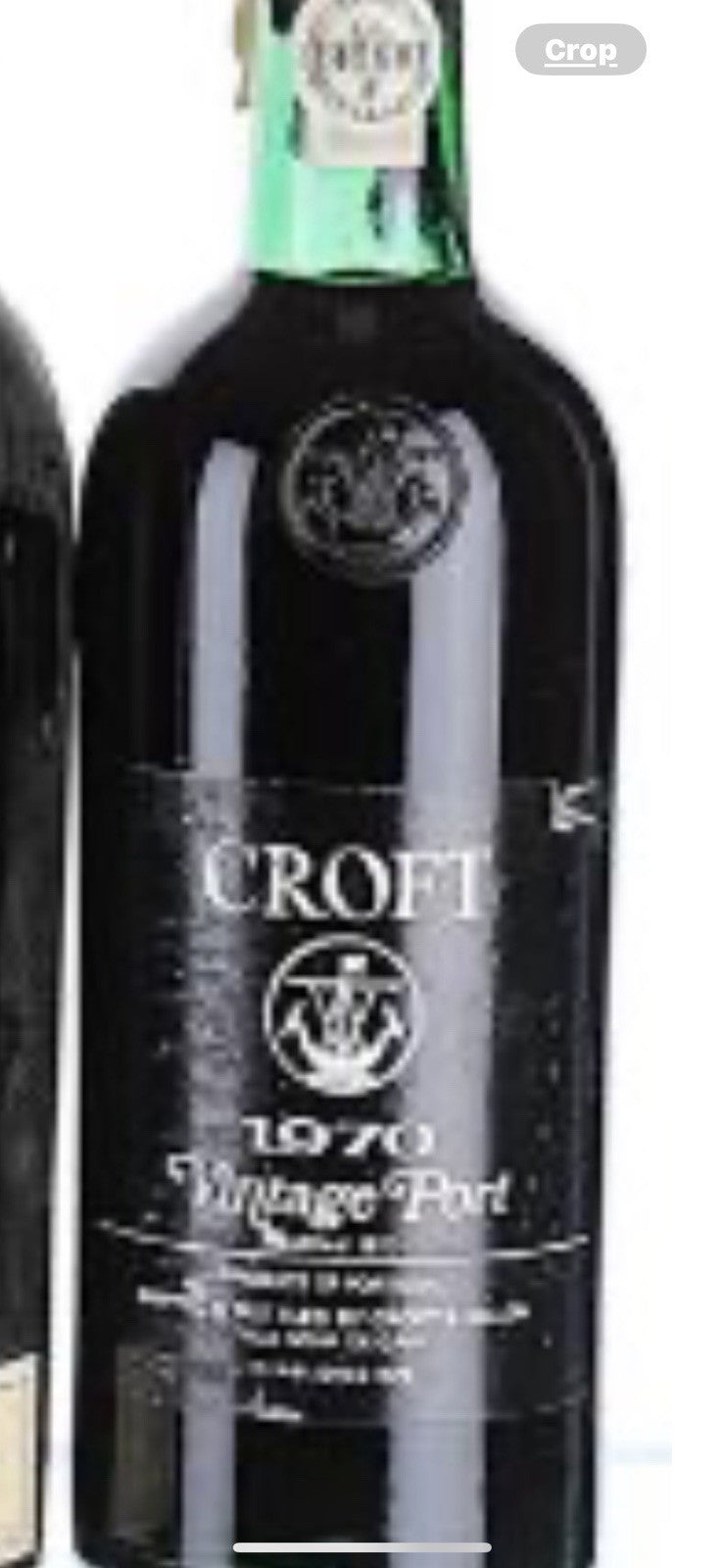 Croft 1970 Vintage Port Good Condition