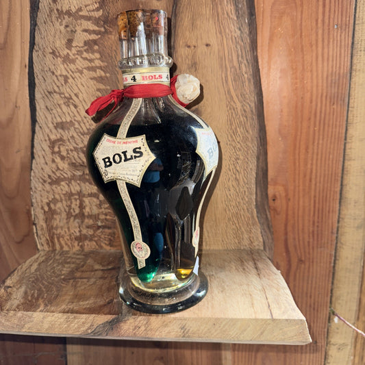 Bols 4 way 1950s creme de menthe, apricot brandy, cherry brandy, triple sec