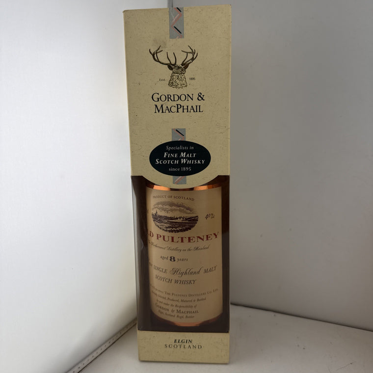 Old Pulteney 8 Year Old Gordon & MacPhail Whisky 70cl 40% Boxed