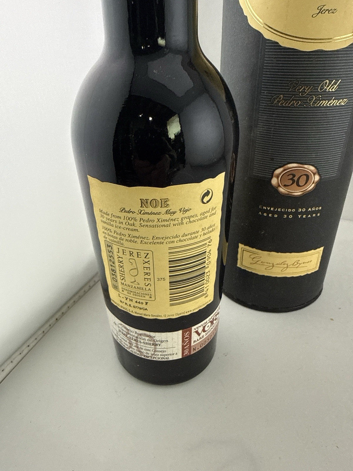 Noé Pedro Ximénez Muy Viejo 30 Year Old Sherry Boxed 37.5cl Early 2000s