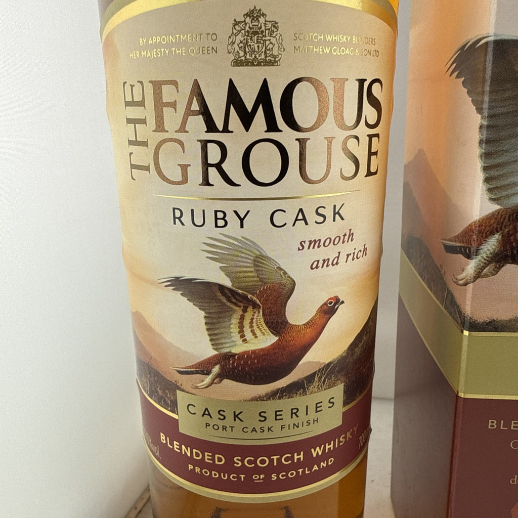 The Famous Grouse Ruby Cask Port Finish Whisky 70cl With Box