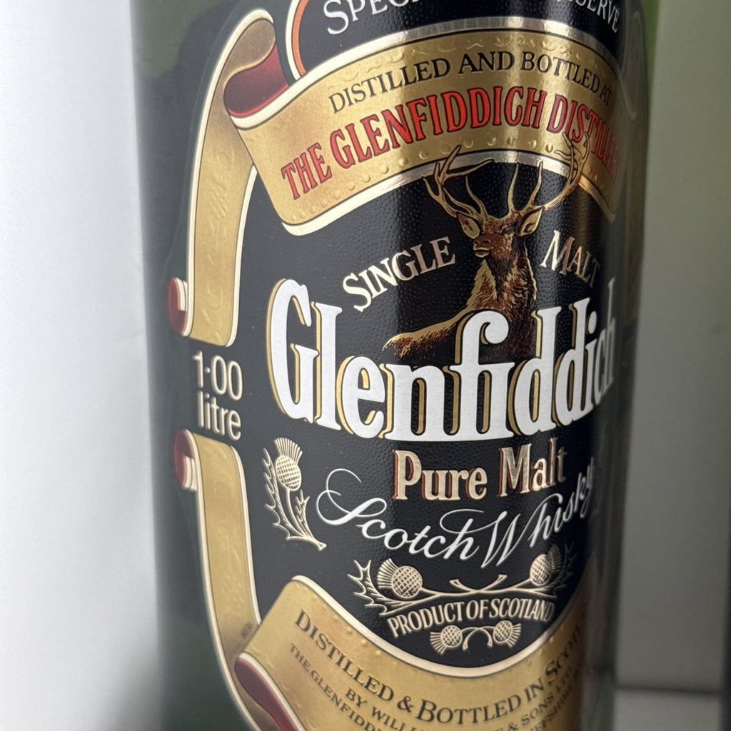 Glenfiddich Special Old Reserve Pure Malt Scotch Whisky 1L 40% Boxed 1980s