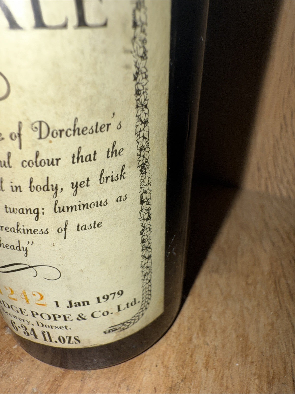 Thomas Hardy's Ale 1979 Eldridge Pope