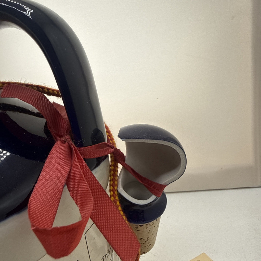 Pusser's British Navy Rum — 1 Litre Ceramic Decanter ( Stopper Broken) Full!