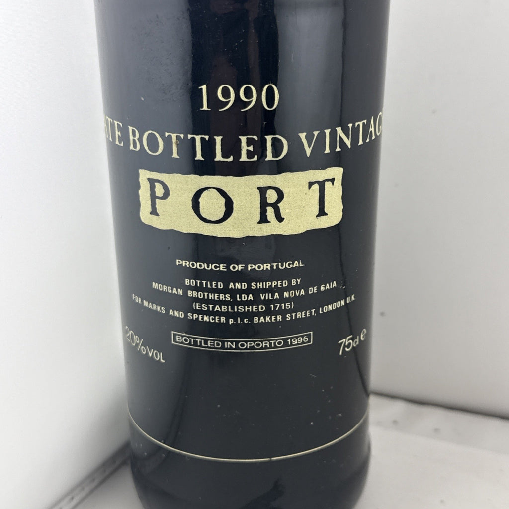 1990 Morgan Brothers Late Bottled Vintage Port M&S 75cl – Bottled 1996