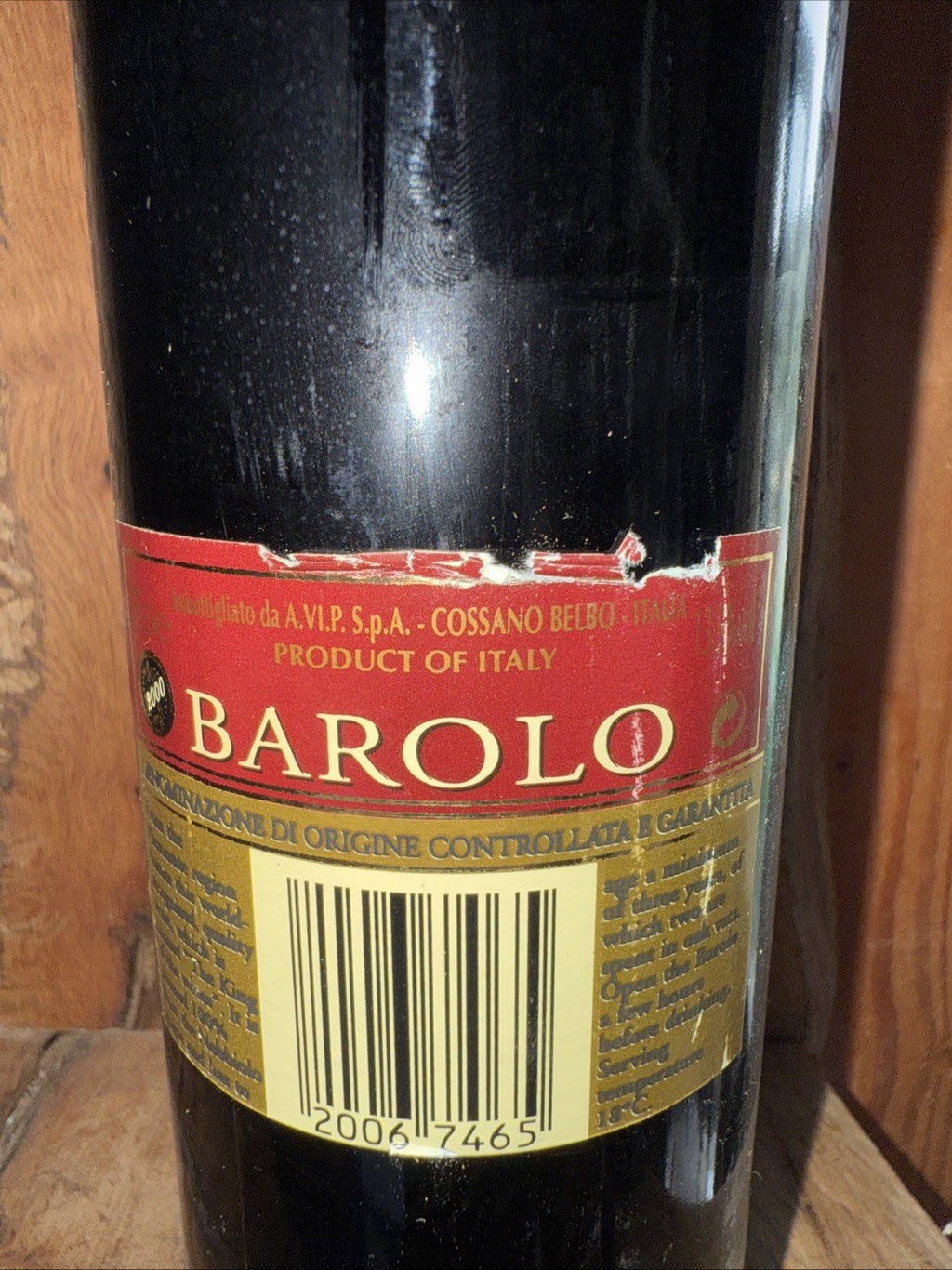 Cossano Belbo Barolo 2000