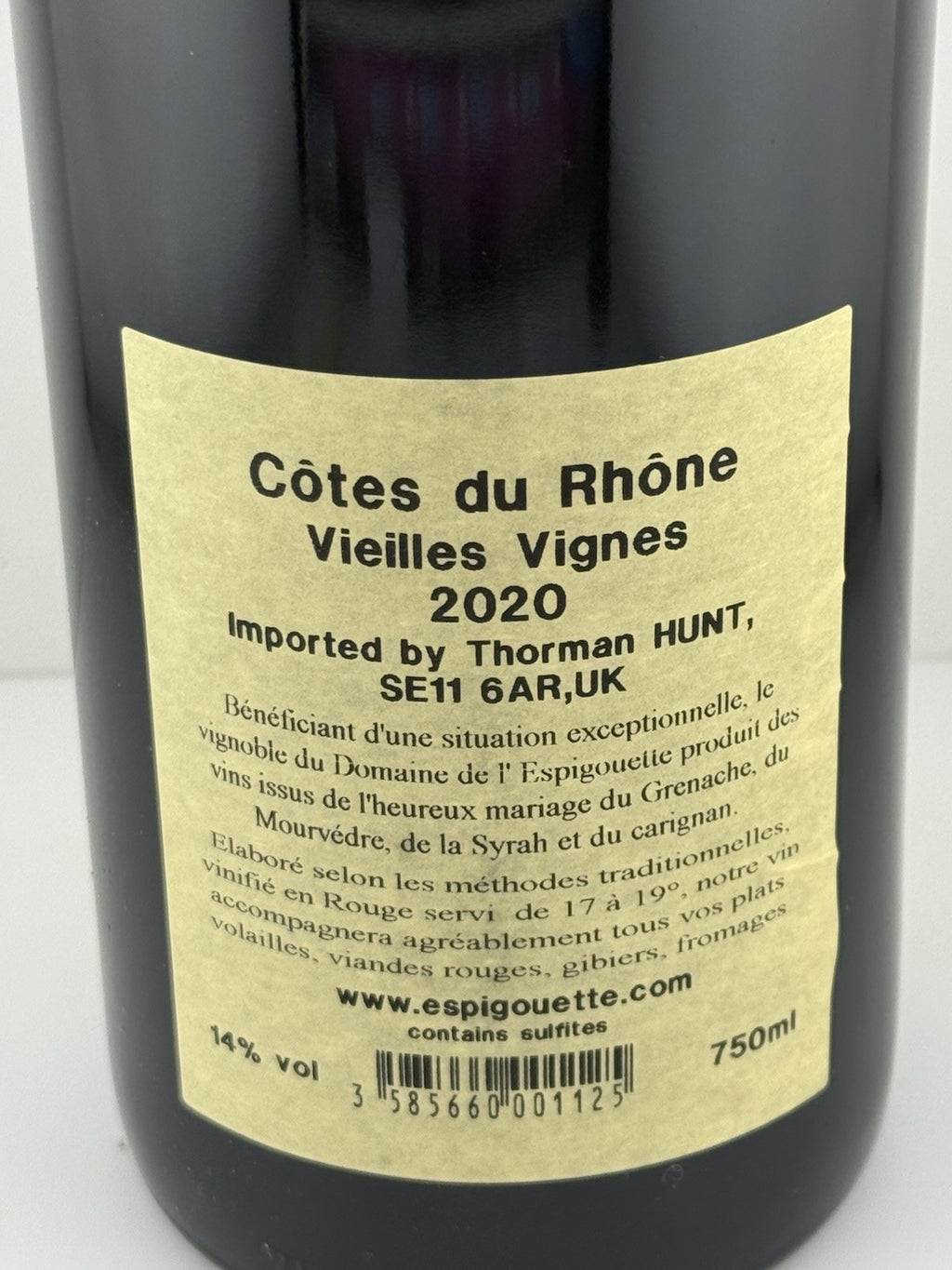 Domaine de l’Espigouette Côtes du Rhône Vieilles Vignes 2020
