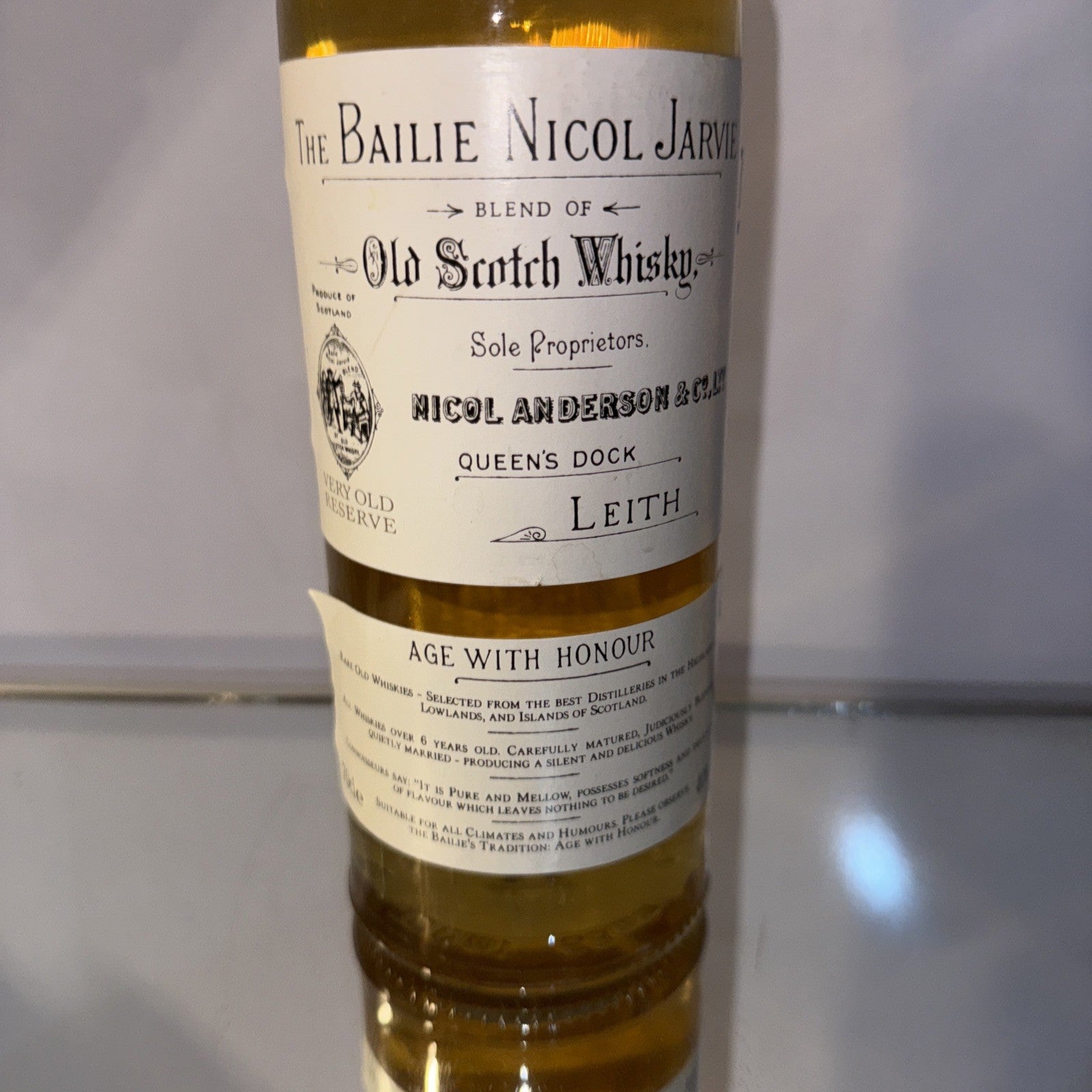 Bailie Nicol Jarvie Old Scotch Whisky Now Discontinued